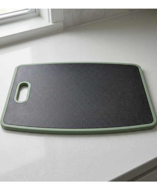 Mesx Cellulose Composite Cutting Board 35 x 24 cm Sage Edge - Lifestyle view