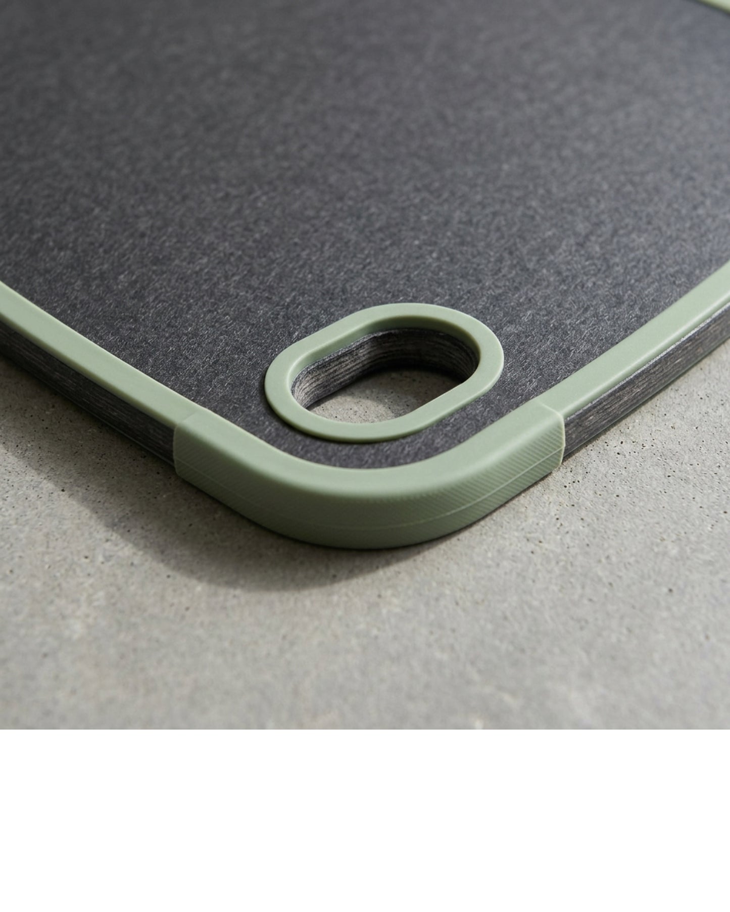 Mesx Cellulose Composite Cutting Board 35 x 24 cm Sage Edge - Detail view