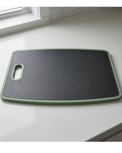 Mesx Cellulose Composite Cutting Board 35 x 24 cm Sage Edge - Lifestyle view